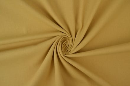 10 meter biologisch katoen op rol - Donker beige - 150cm breed