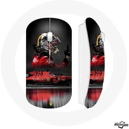 Formule 1 draadloze muis Sebastian Vettel Rood