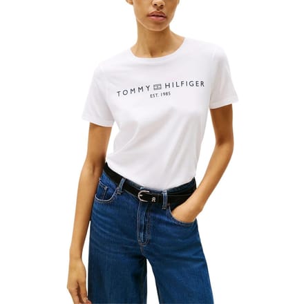 Tommy Hilfiger Regular Corp Logo Shirt Dames