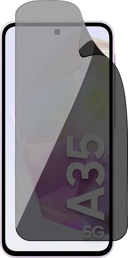 Privacy Screenprotector geschikt voor Samsung Galaxy A35 / A55 - 1x FlexGuard Screen Protector