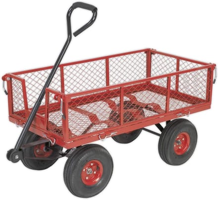 Camion plate-forme avec pneumatische zijkanten - Capaciteit 200 kg