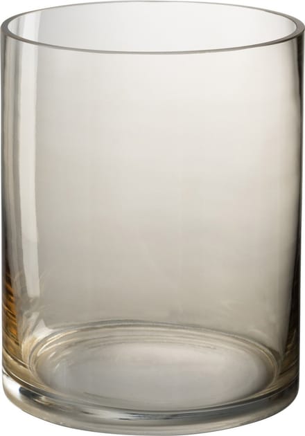 J-Line windlicht Wls Rond - glas - beige