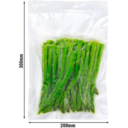 GGM Gastro (1000 Stück) Vakuumbeutel - glatt - 200x300mm - 85µm