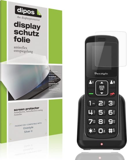 dipos – 4x Matte Beschermfolie geschikt voor Onestyle Silver II | Krasbestendige & antireflecterende Screenprotector Ultra-Thin