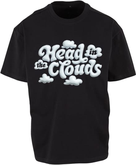Mister Tee - Head In The Clouds Oversize Heren Tshirt - L - Zwart