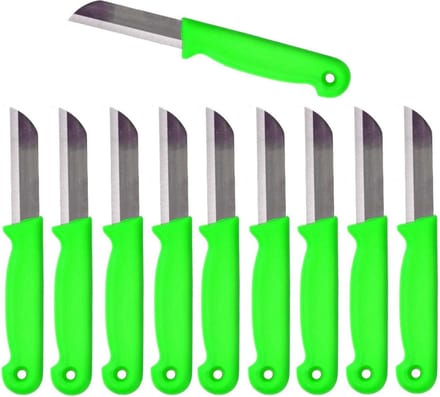 Solingen Schilmesje Duits - Groen - RVS 16 cm. - 500 stuks