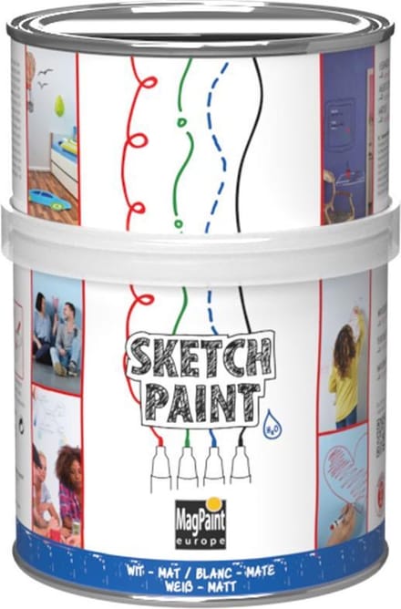 MagPaint | Sketchpaint | Wit-Mat | 500ml (3m²)