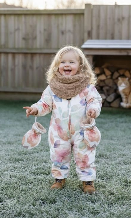 Ducksday Winterpak – Skipak voor baby’s – Sneeuwpak – Snowsuit – Waterdicht – Gerecycled Polyester – Maat 86 - Bliss
