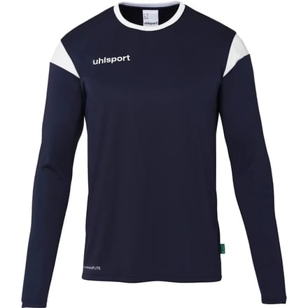Uhlsport Squad 27 Voetbalshirt Lange Mouw Kinderen - Marine / Wit | Maat: 128