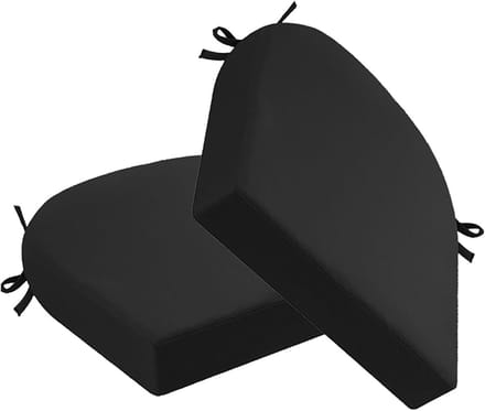 Tuinkussens Set - Terraskussens Zitkussens - Comfortabel Zitten - Waterafstotend Polyester - 48x48x3cm - Grijs