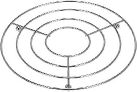 Onderzetter chroom 20cm