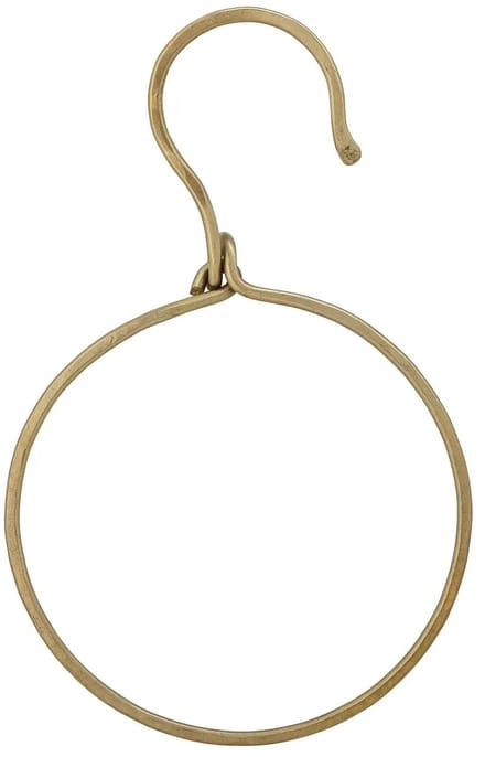 Bloomingville Haak messing Zigga 20cm