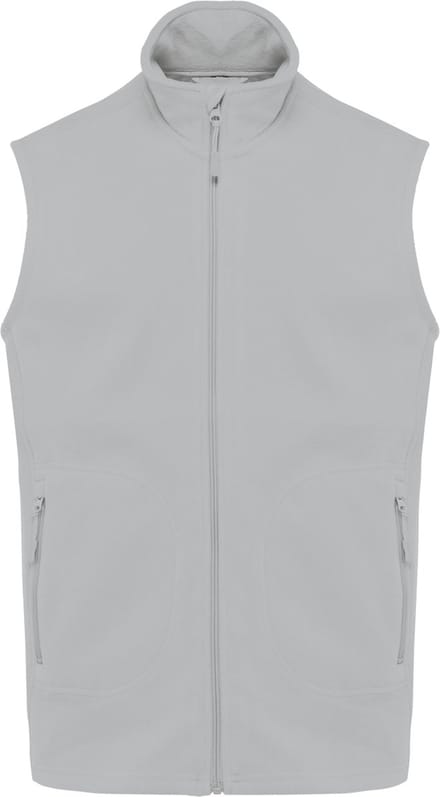 Kariban Ecologische uniseks bodywarmer van microfleece K9120 - Snow Grey - M