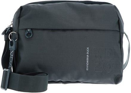MANDARINA DUCK schoudertas MD20 Medium Zip Crossover Pine Green petrol