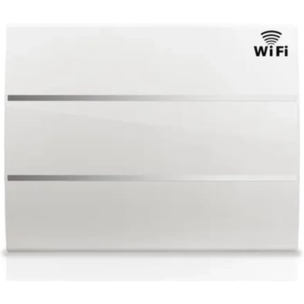 Hjm Elektrisch Radiator Evelyn Wifi 1500w Slim Keramische Traagheid Wit