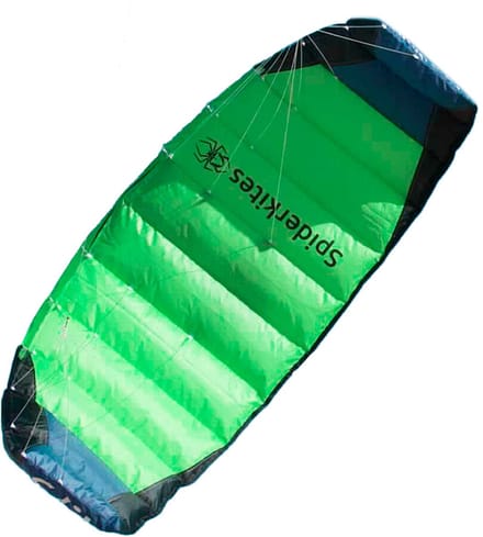 Matrasvlieger Spiderkites Amigo DC 1.75 + bar 10056 Groen 175 x 61 cm