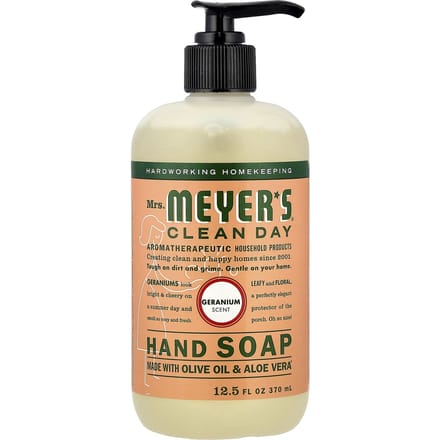Mevr. Meyers Clean Day, Handzeep, Geranium Geur, 12,5 fl oz (370 ml) beige