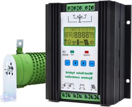 Zonne Laadregelaar - Hybride Controller - Energie Opladen - Intelligente Besturing - 12/24V 500W - Niet gespecificeerd