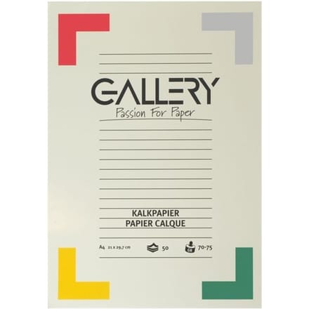 Gallery kalkpapier A4 - 50 vellen