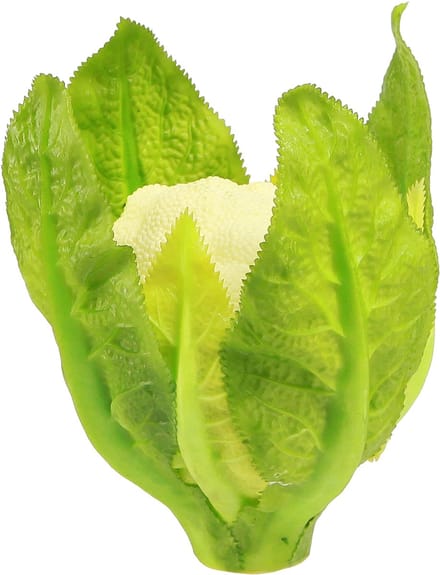 Kunstbloemkool groentedecoratie wit groen Ø9cm H15cm
