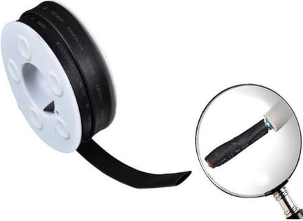Benson Krimpkous - 8 mm x 3 meter - Zwart - Krimpverhouding 2:1