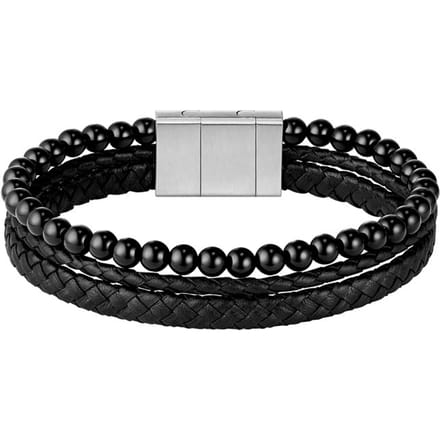 BOSS HBJ1580786 Heren Armband - Leren armband