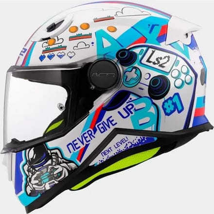 LS2 FF812 Kid Next Level Wit Kinder Integraalhelm - Helm