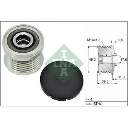 Schaeffler Ina Generator vrijloop INA 535 0361 10