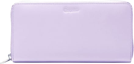 Esquire Leren Portemonnee Viktoria Zip Around Wallet Lilac Paars