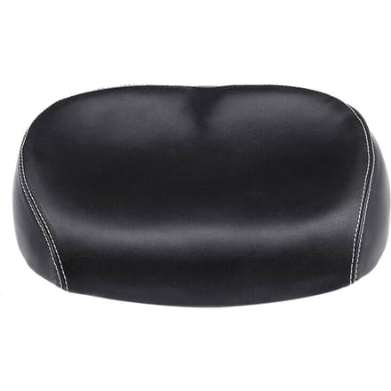 Big Ass Bike Cycling Neusloos zadel Brede grote zachte PU-kussenzitting Black gray