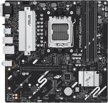 ASUS PRIME A620AM-A-CSM Moederbord - AMD A620A - AMD AM5 - DDR5 RAM - Micro-ATX