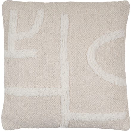 Kussen Joya Naturel 45 x 45 cm - Luxe Wollen Sierkussen met Scandinavisch Design