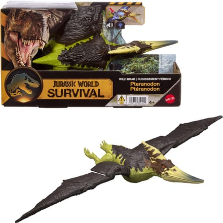 Mattel Jurassic World: Survival Action Figure Wild Roar Pteranodon Action Figuur
