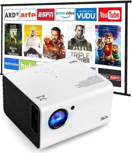 Draagbare Full HD Mini Projector met 100 Inch Scherm voor Thuisbioscoop