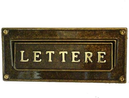 Brievenbus Klep - Brievenbus Opening - Post Ontvangen - Massief Messing - 30x13 cm - Brons
