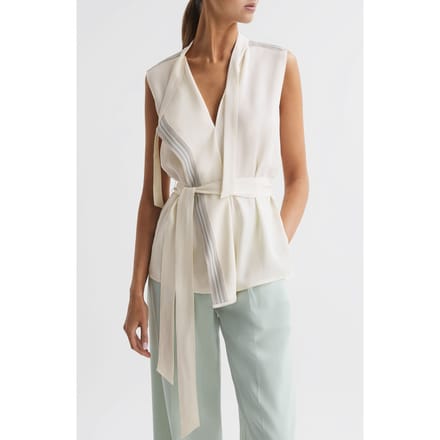 Reiss Romy Soft Sleeveless Vest Größe: 10 | Gilets Outlet | Damen