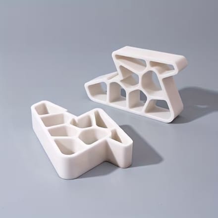 Set van 2 stuks - Raam- en balkon deurstopper - wit
