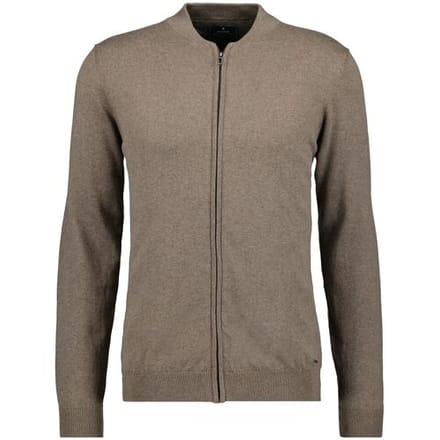Ragman Vest Solid Color Zip Cardigan College Collar Cotton Cashmere Camel / male