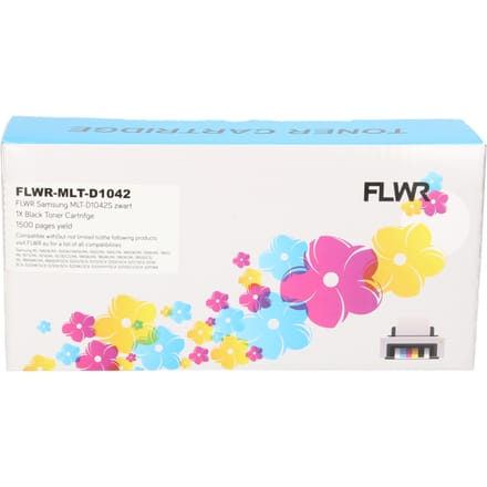 FLWR - Toners / Samsung MLT-D1042S / zwart / Geschikt voor Samsung