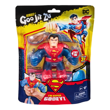 Heroes of Goo Jit Zu DC Kryptonian Armor Superman – Stretch Superheld Figuur