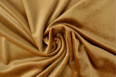 Stretch fluweel - Goud - 1 meter - Per meter - Velvet stof