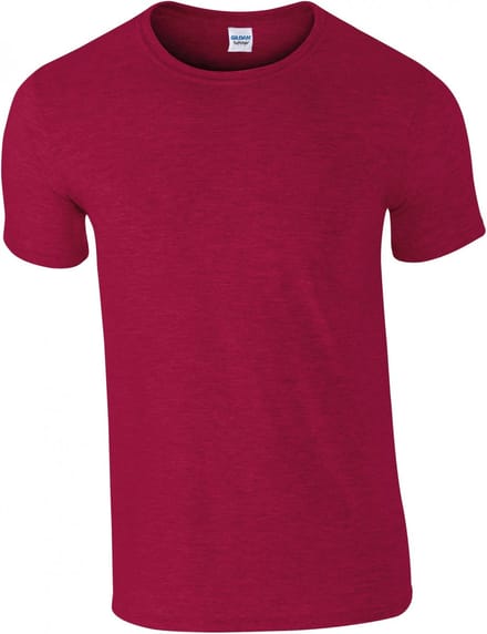 Gildan - Softstyle® Adult T- Shirt - Antique Cherry Red (Heather) - M