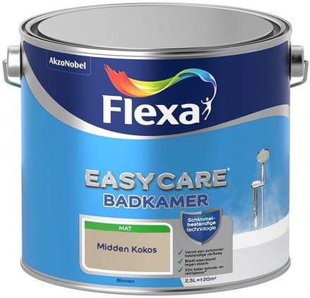 Flexa - Easycare Badkamer - Midden Kokos - Mengverf - 2,5 L