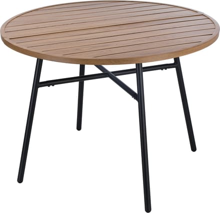 VDD – Tuintafel – Buitentafel – Ronde tafel – Gecoat ijzer – 100 x 73,5cm