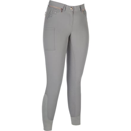 Damesbroek met volledige grip HKM Rosegold Sparkle