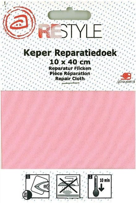 Keper Reparatiedoek - 10 x 40 cm - Roze