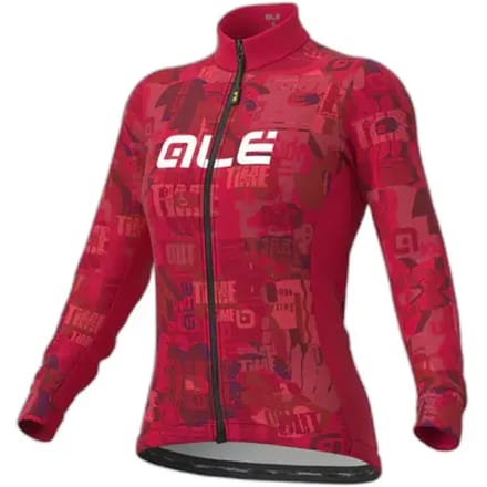 Ale Dames Fietsjas Solid Break - Rood - M