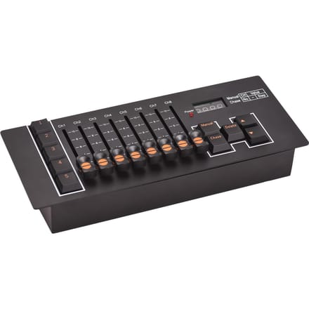 DMX-controller DMX 512 40-kanaals podium DJ-lichtcontroller voor DJ Lights Party Light Shows Disco 26x11x5.5cm zwart