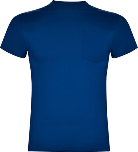 2 Pack Kobalt Blauw T-shirt 'Teckel' met borstzak merk Roly maat L