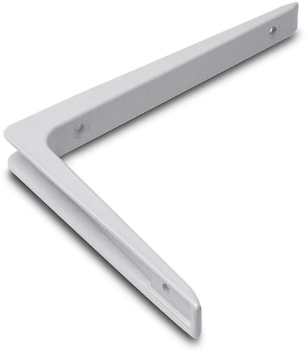 Dulimex ES 3152B Drager aluminium / 100x150 mm / wit gelakt (1 stuk)